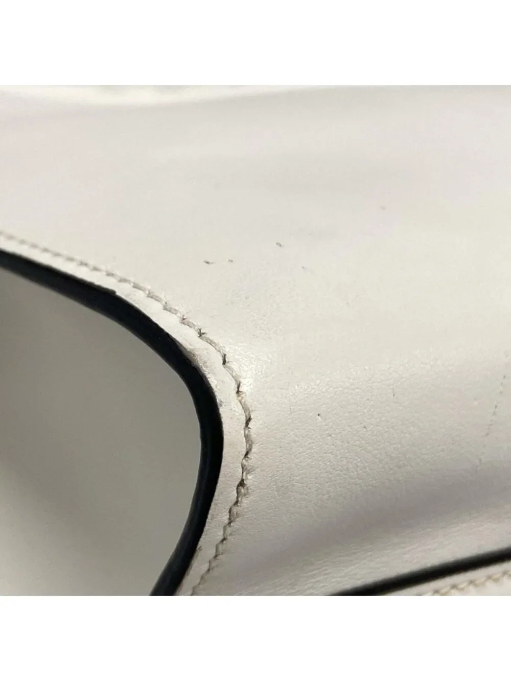 Prada Tote White Leather